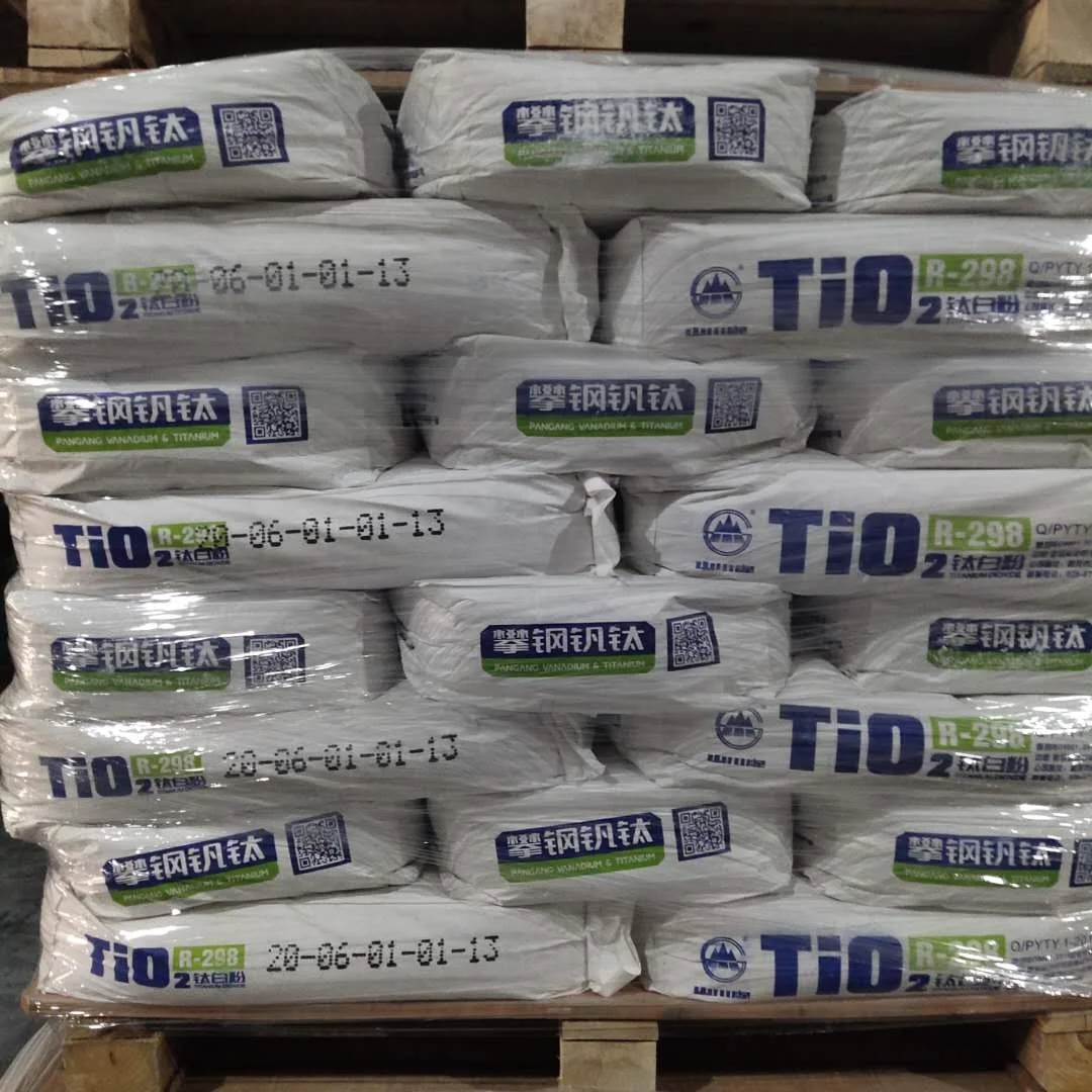 Manufacturers direct Sichuan Pangang R-298 rutile titanium dioxide coating plastic