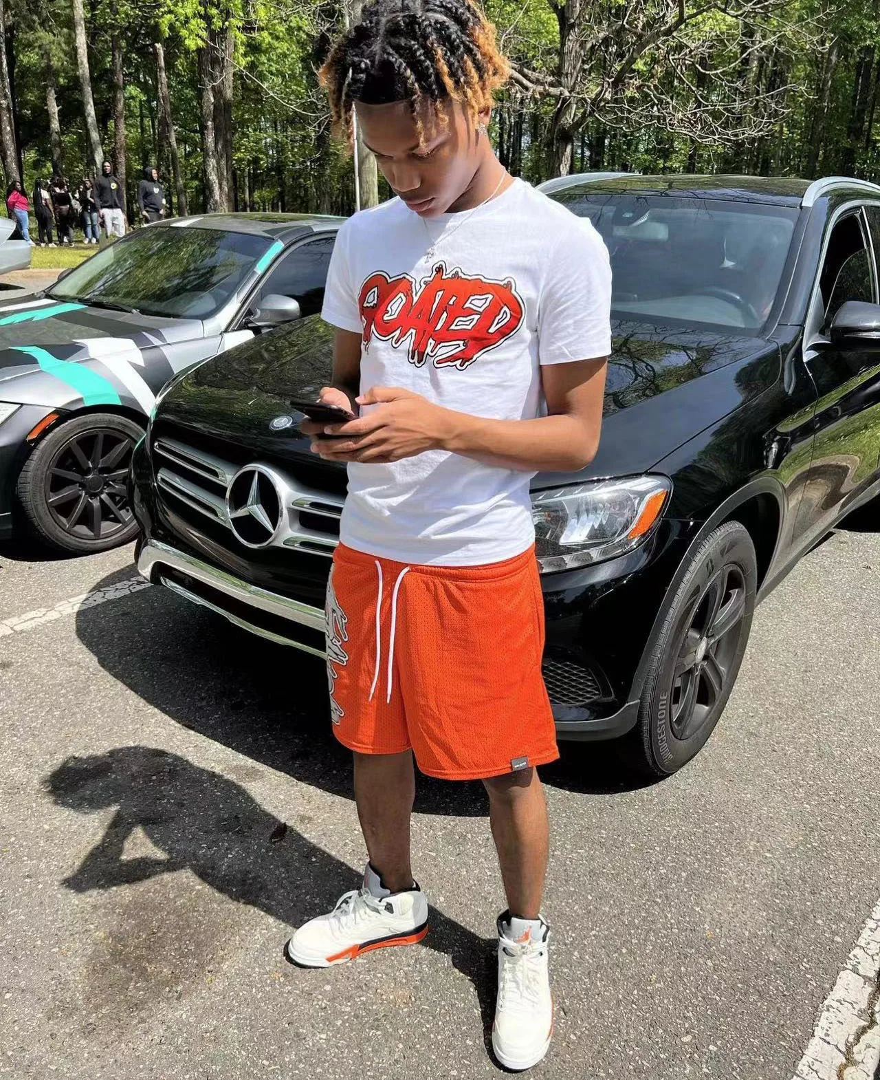 Custom Mens Summer Tracksuit 2 Piece 100% Cotton T Shirt And Mesh Shorts Set Men Wear Short Sets T Shirt With Shorts Twin Sets