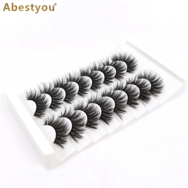 Abestyou Wholesale cruelty free 3d mink eyelashes private label eyelash box pink glitter custom eyelash packaging