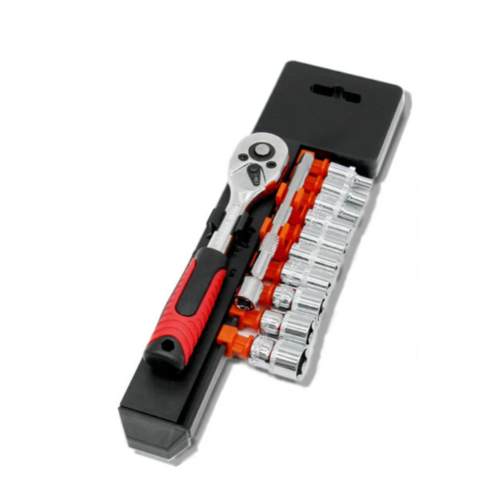 
1/4 Inch 12 Pcs China Manufacture Manual Car Hand Tools Socket Torque Wrench Set 