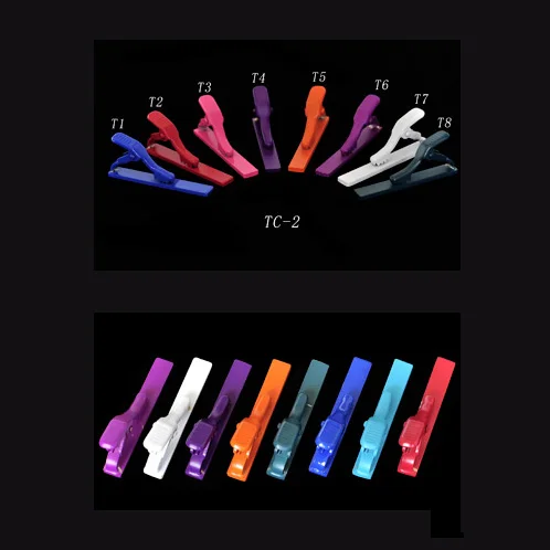 wholesale solid color tie clip bar blanks with high quality
