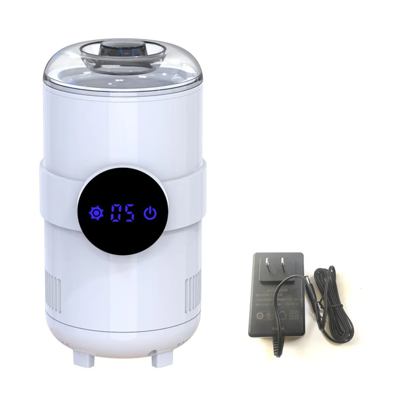 Electric Milk Foamer Heater White For Coffee Cappuccino Hot Chocolate Stainless Steel Automatic Milk Frother