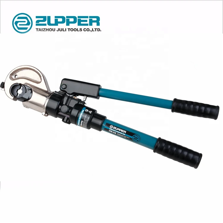 ZUPPER CYO-410 Safety Hydraulic Hand Wire Cable Lug Crimping Tool Crimper