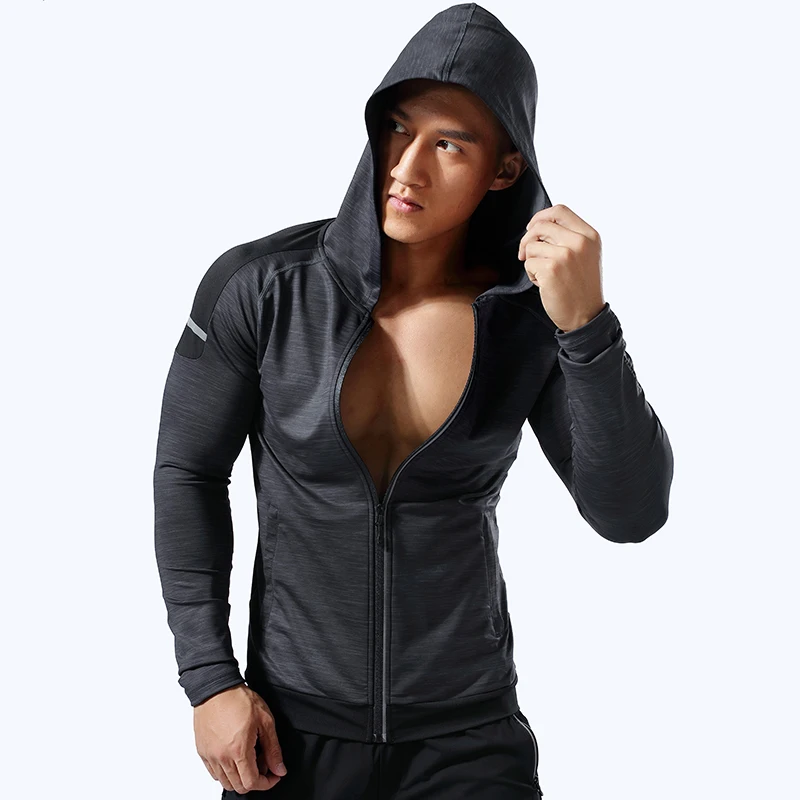 Lightweight Full Zip Athletic Workout Sports Custom Running Jackets for Men