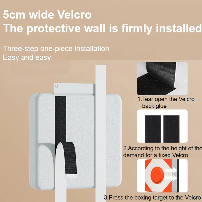 RTS Adjustable Faux Leather Wall Punching Pad Boxing Punch Target children Training Sandbag Sports Martial Fitness Gear