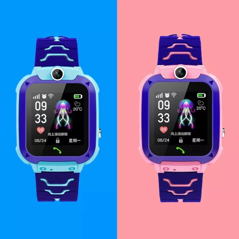 Q12 Kids Watch 1.44 inch 400mAh LBS Positioning IP67 Anti-lost Smart Watch Tracker SOS Call GSM SIM Xmas Gifts For Child Kids