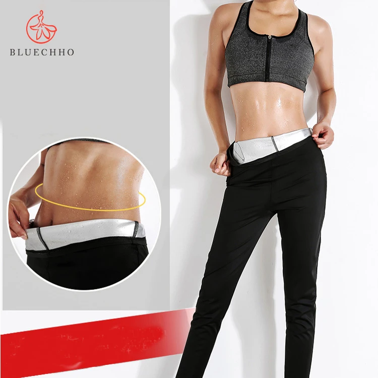 Sweat suit female fat burning sweating body sculpting suit fitness yoga clothes sports burst sweat pants slimming  suit