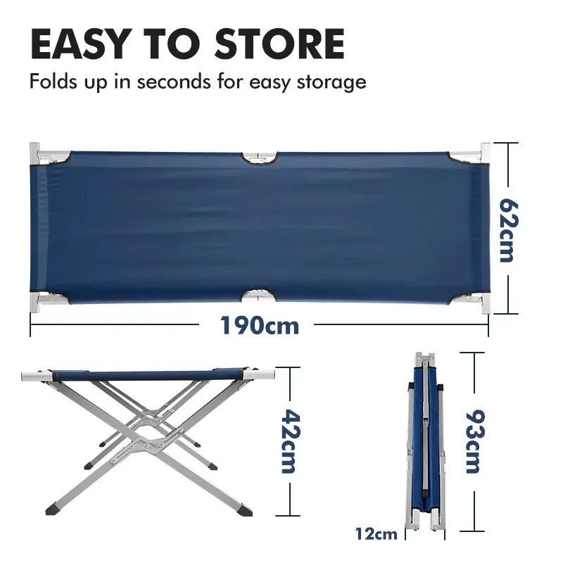 Outdoor Lightweight Camping Stretcher Bed High Quality Cot Portable Camp Bed