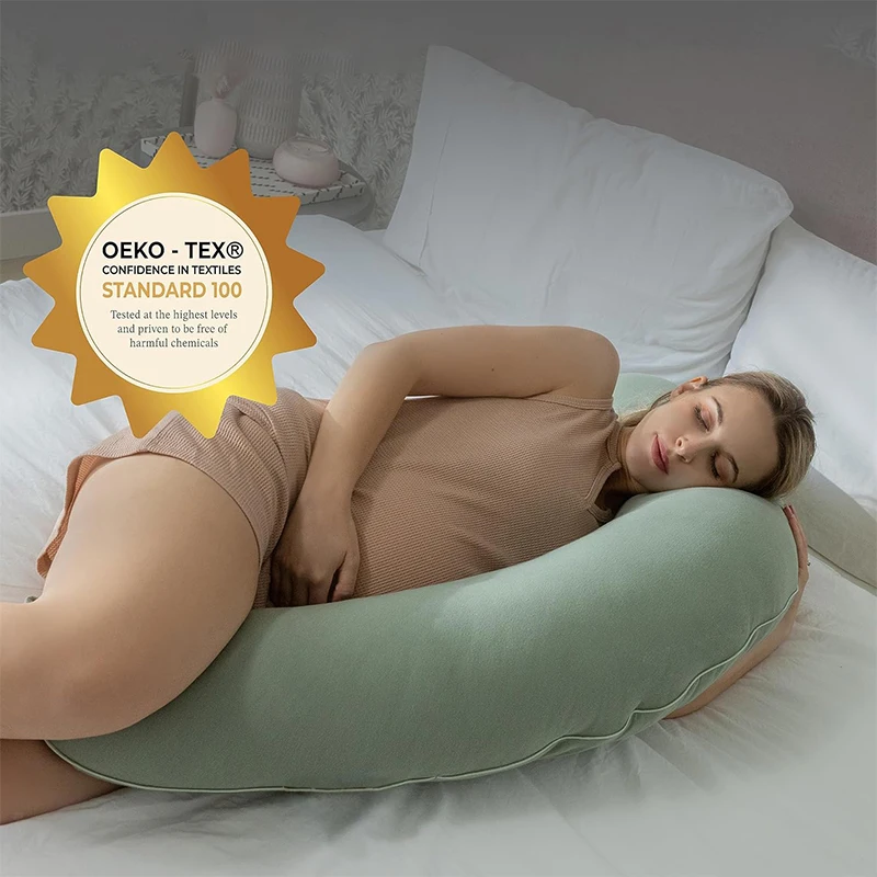 2024 New Pregnancy Pillow Removable Cover Support Cushions Full Body Pregnancy Pillow For Sleeping
