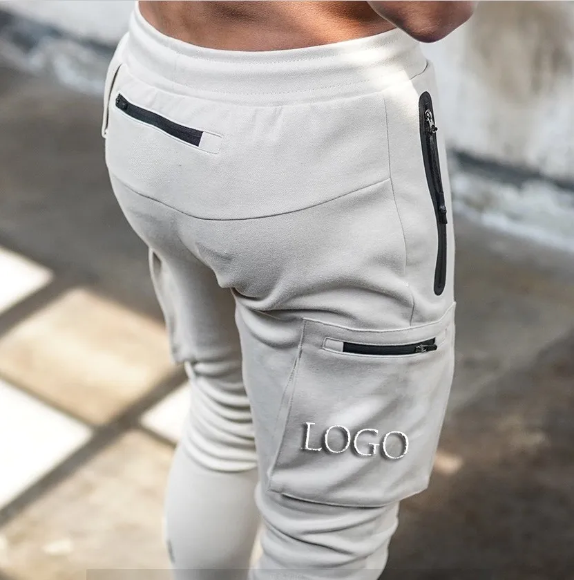 Custom logo manufacturingnew arrival camouflage streetwear workout private label men compression pocket cargo sports pants