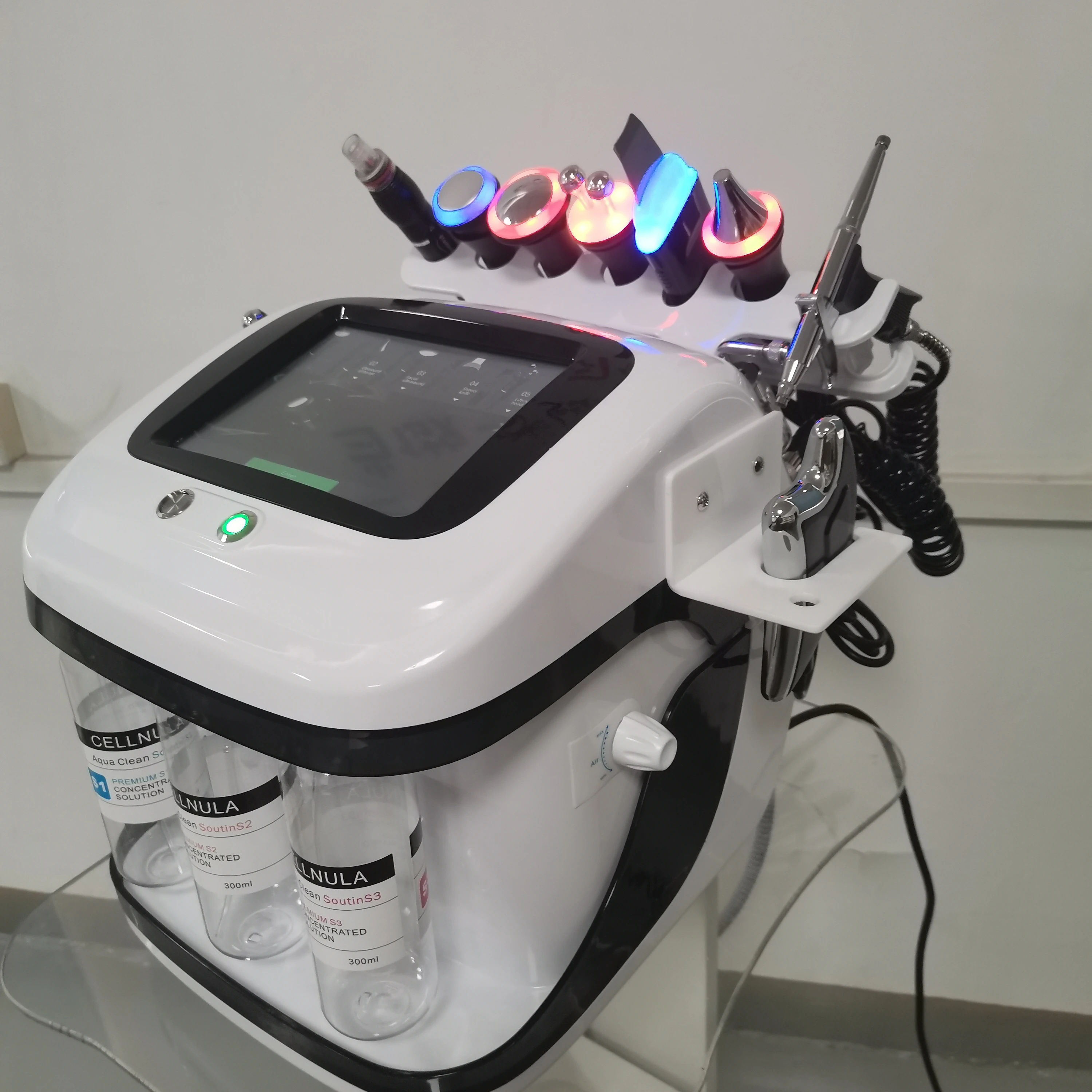 2024 Co2 10 in 1 Bubble Multifunctional Facial Machines Professional Beauty Jet Peel Hydro