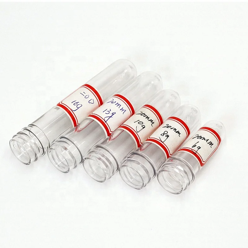 Cosmetic preform 20/410mm manufacture PET preform transparent plastic