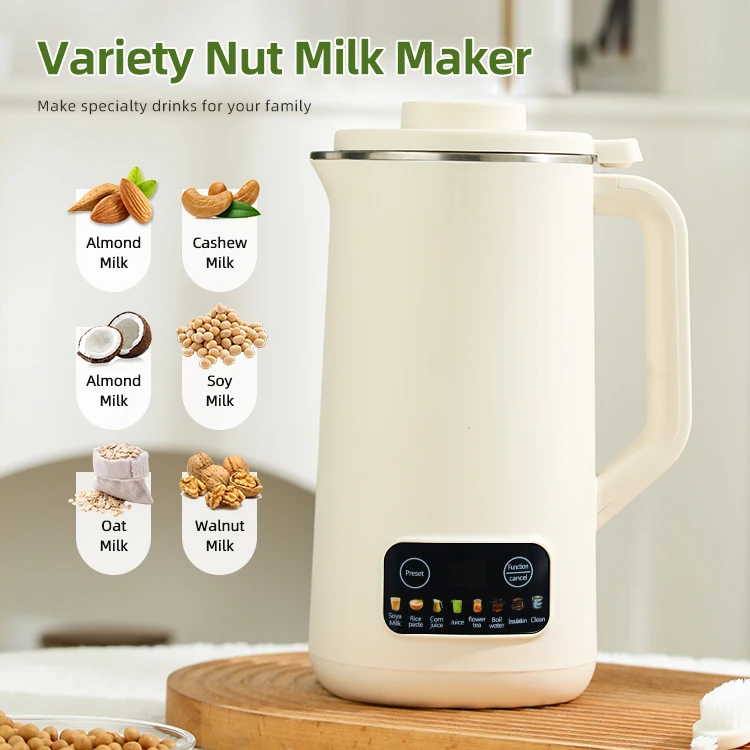 Nationwide frenzy Fast almond nut milk maker machine Easy-to-clean soybean milk cooking machine