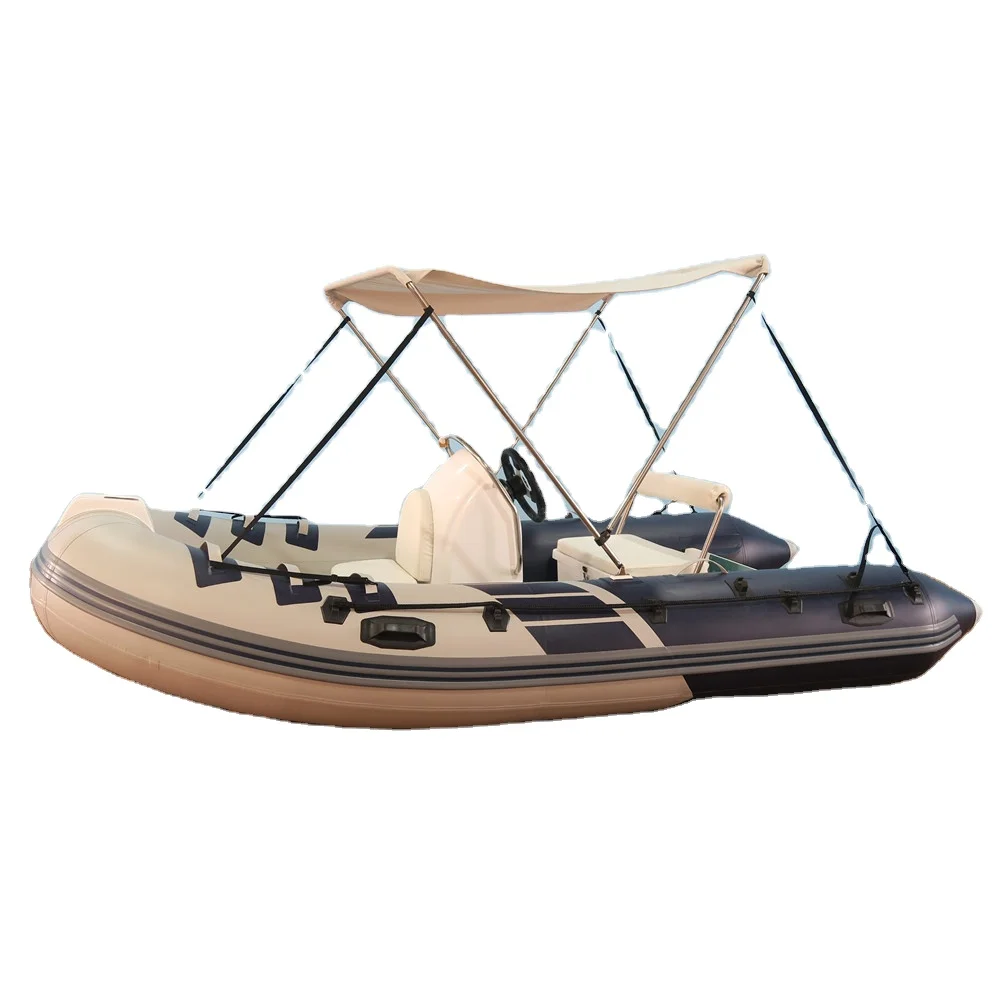 high sales inflatable fiberglass boats with soft seat CE RIB-580 for hot sale