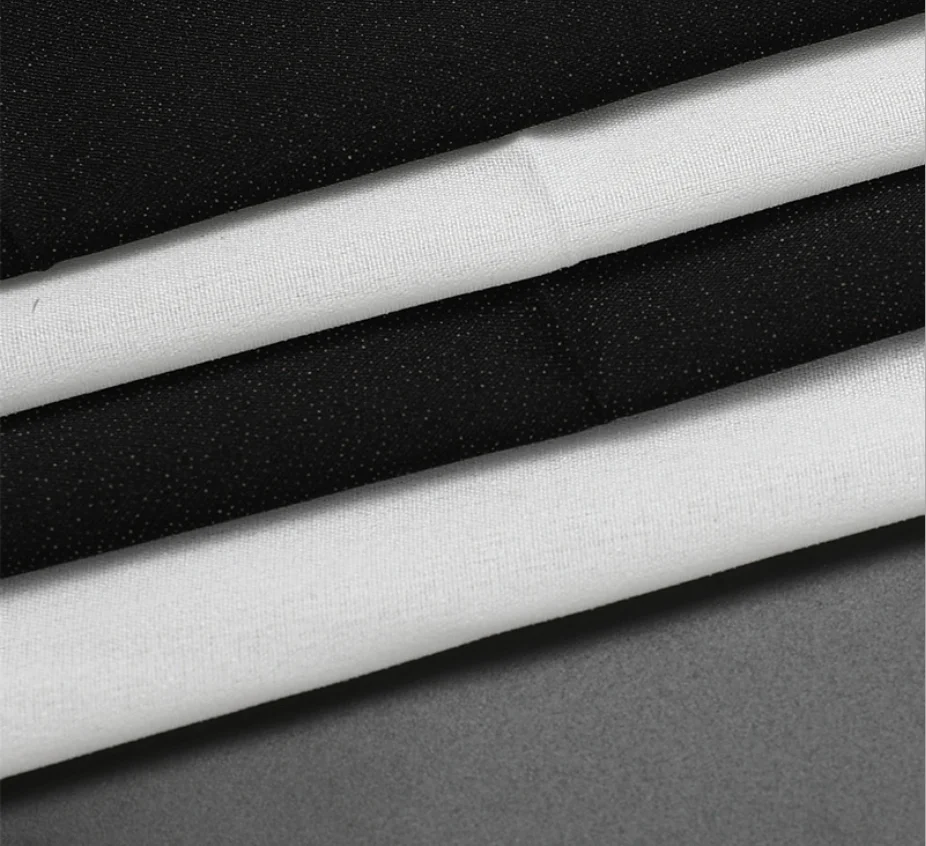 waterjet Interlining 100% polyester PA/PES coating with Oeko Test report