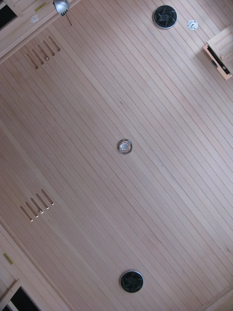 Outdoor Steam Traditional Wooden Bath house Sauna Room Maison with Sauna Accessories