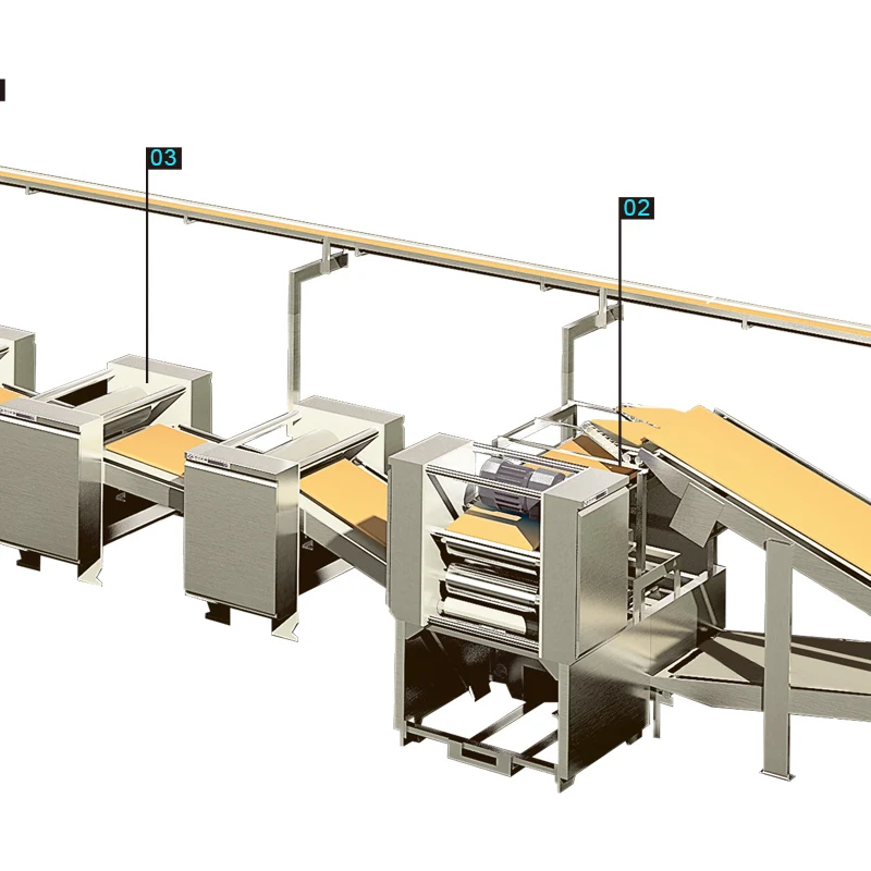 Commercial high capacity wafer biscuit machine production line
