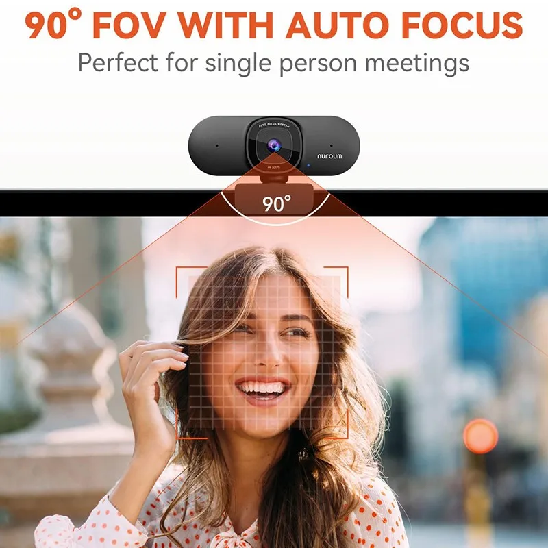 Nuroum Auto Farming Conference Web Camera Webcam 4k Full hd For Pc & Laptop