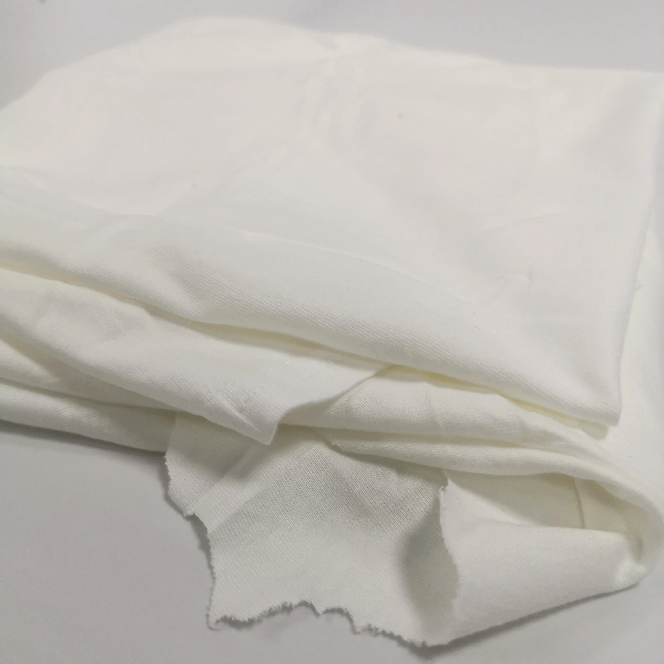 Recycled textile waste 10 kg 25 kg Bale of rags 95% cotton White T-shirt cotton rags