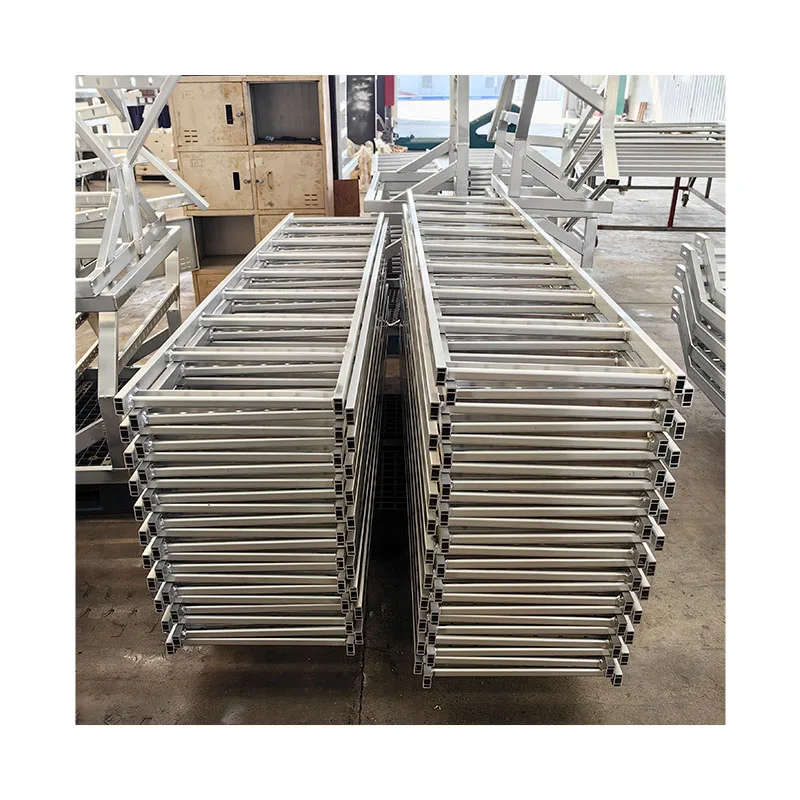 High Quality Industrial Adjustable Step Metal Portable 3 Meter Aluminum Ladder