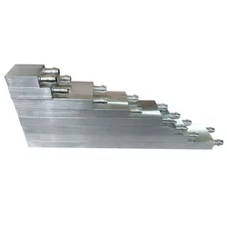 Aluminum Alloy Water Cooling Block 40 80 120 160mm For PC Lap CPU Liquid Cooler Silver System Heat Sink