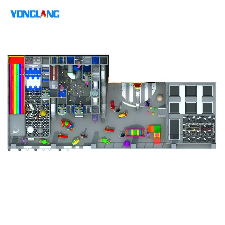 
Customized Indoor Softplay Equipment Play House Children Playground Kids Equipment Set Playing Area for Kids 