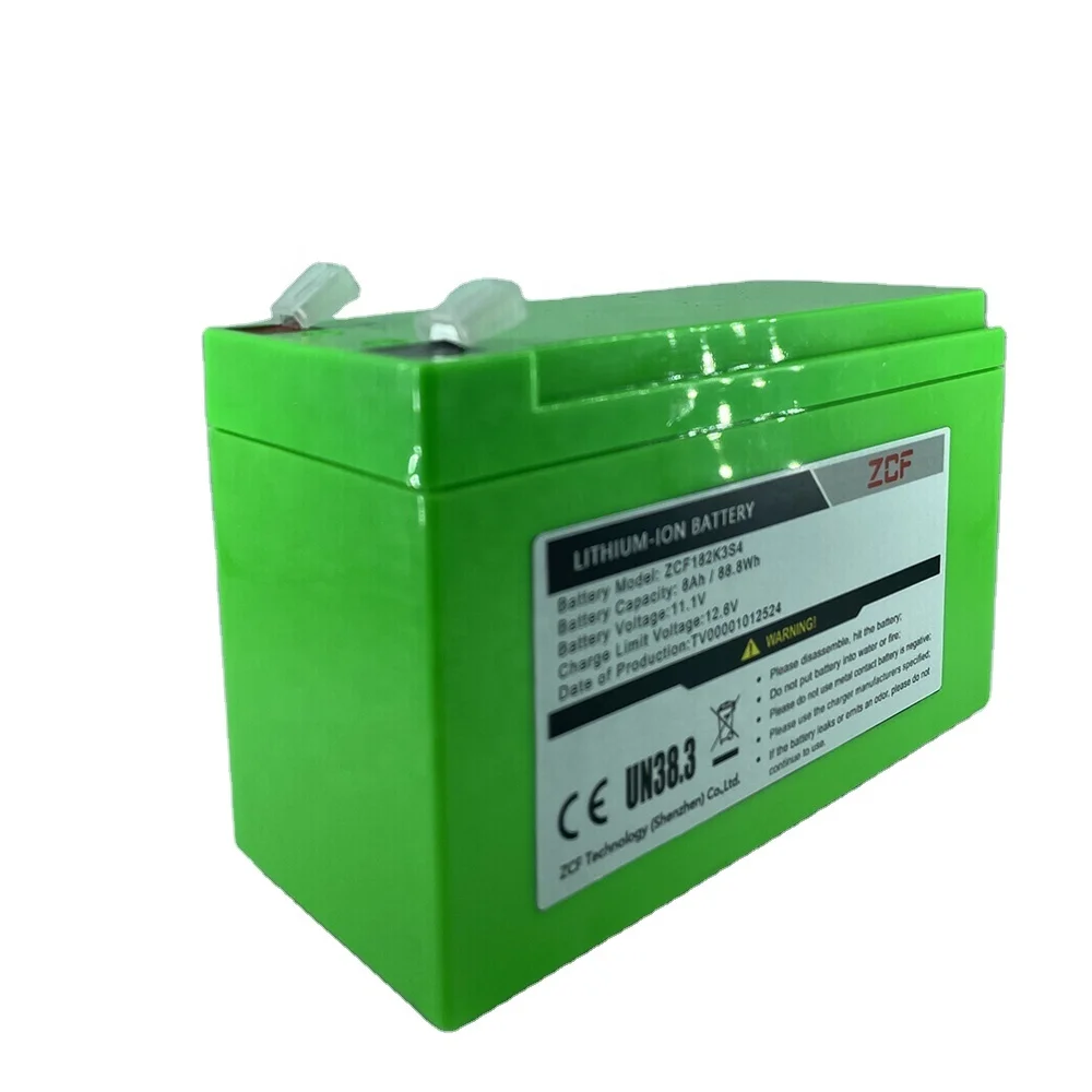 Rechargeable 6Ah 11.1V Cylindrical ICR 18650 Lion Battery Pack with Plastic Shell