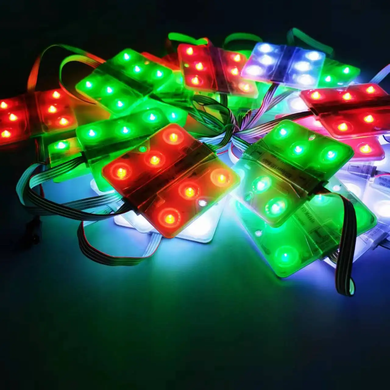 Quality Agi32 Layout Pixel Modules For Signs Full Color Signage Light Box High Brightness Led Ip68 Square Rgb Module