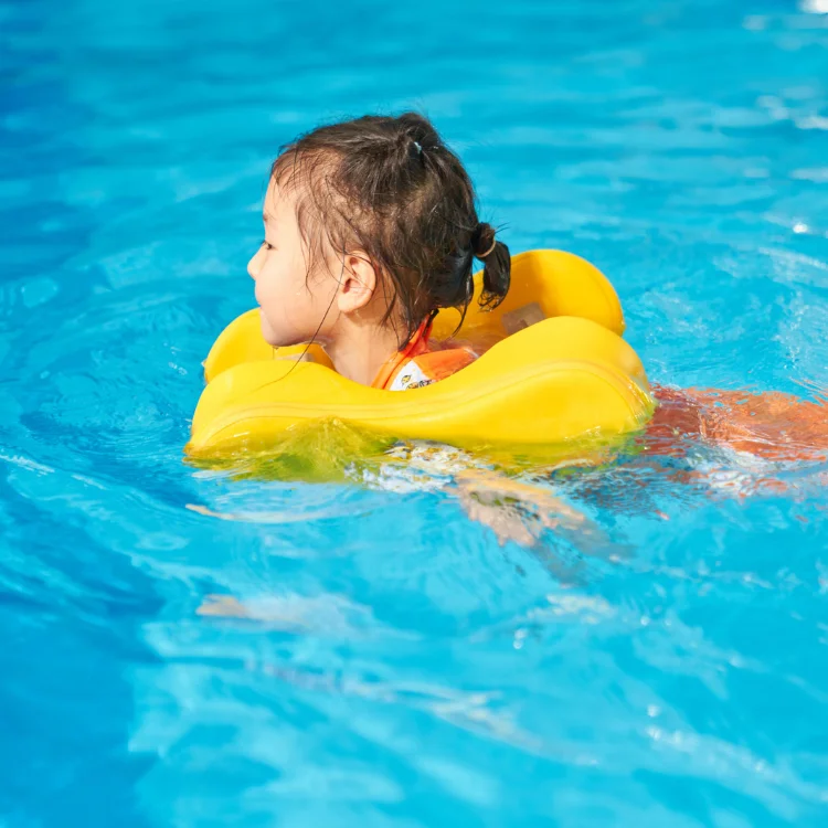 New Material pool baby kid boat float water toys toddler swim vest Beige