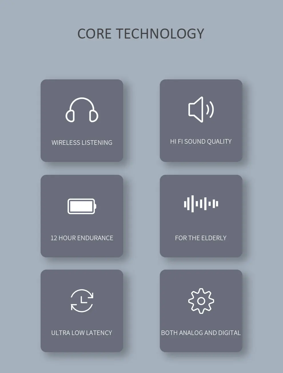 Wireless Over-Ear Headphones for TV Watching with Universally Compatible Transmitter & Charging Dock, 18hr Audio P