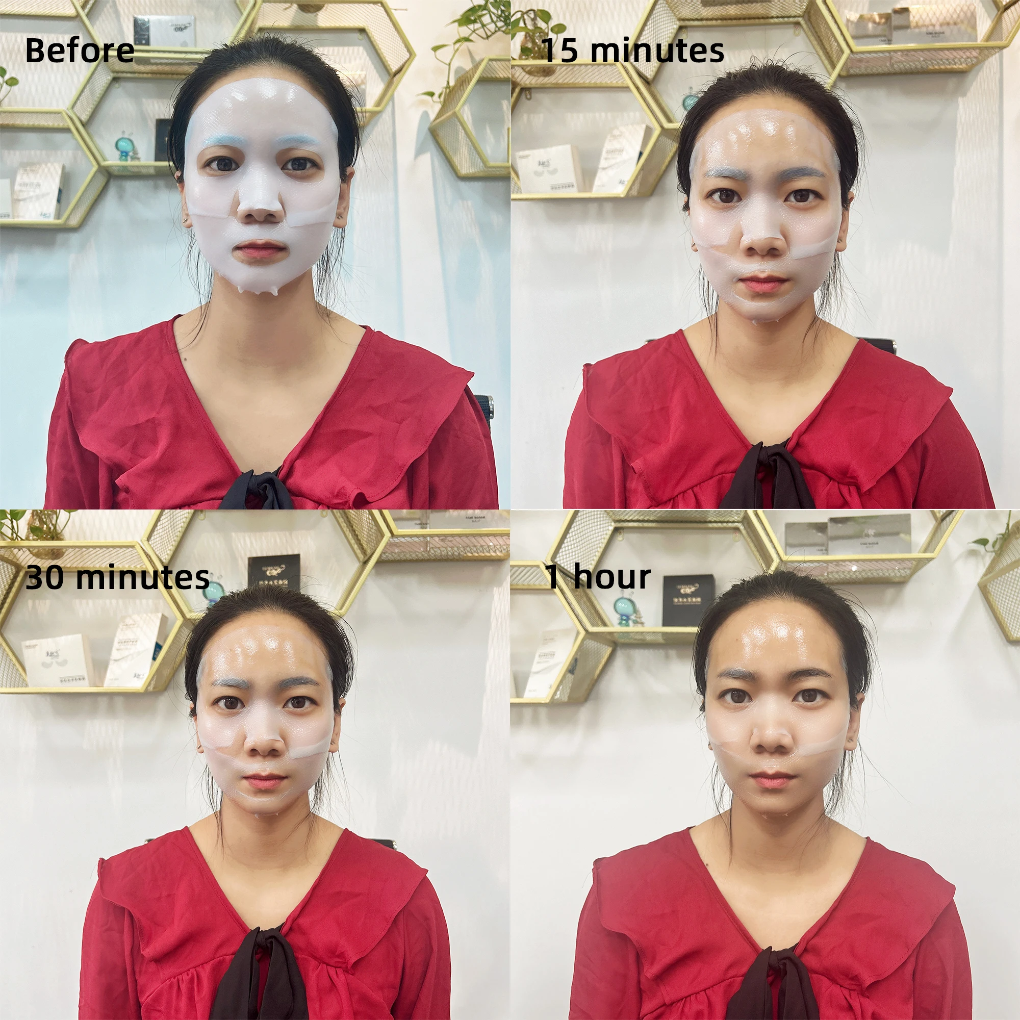Mask Moisturizing Firming Bio Collagen mask for Face Sleeping Deep dissolving face care for female