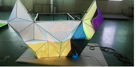 hot selling indoor led matrix P5 2.88*1.25m full color led display Electronic Music Festival night bar dj booth led display