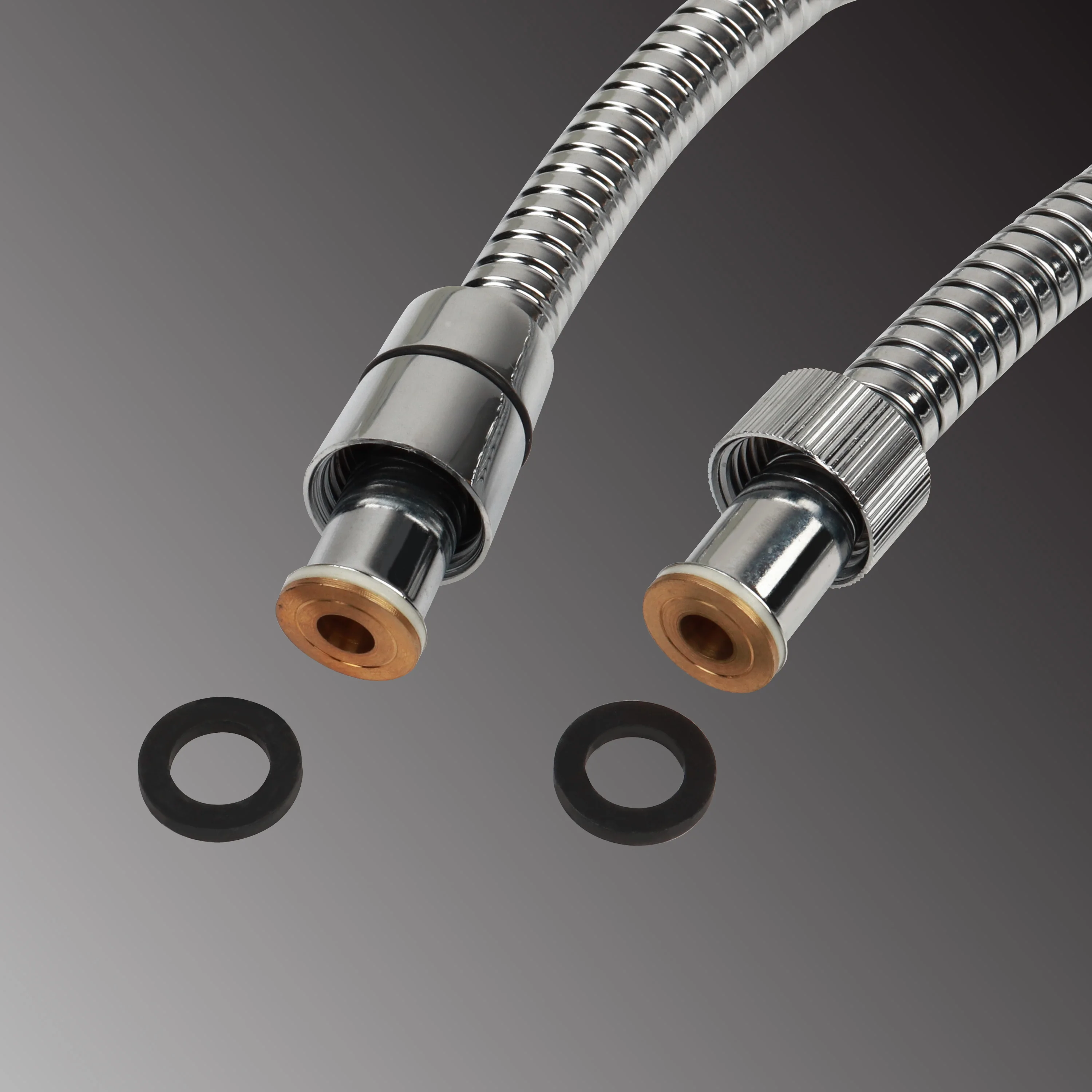 Superior Chrome Finished High Pressure Stainless Steel  S.S. Double Lock Flexible Shower Hose