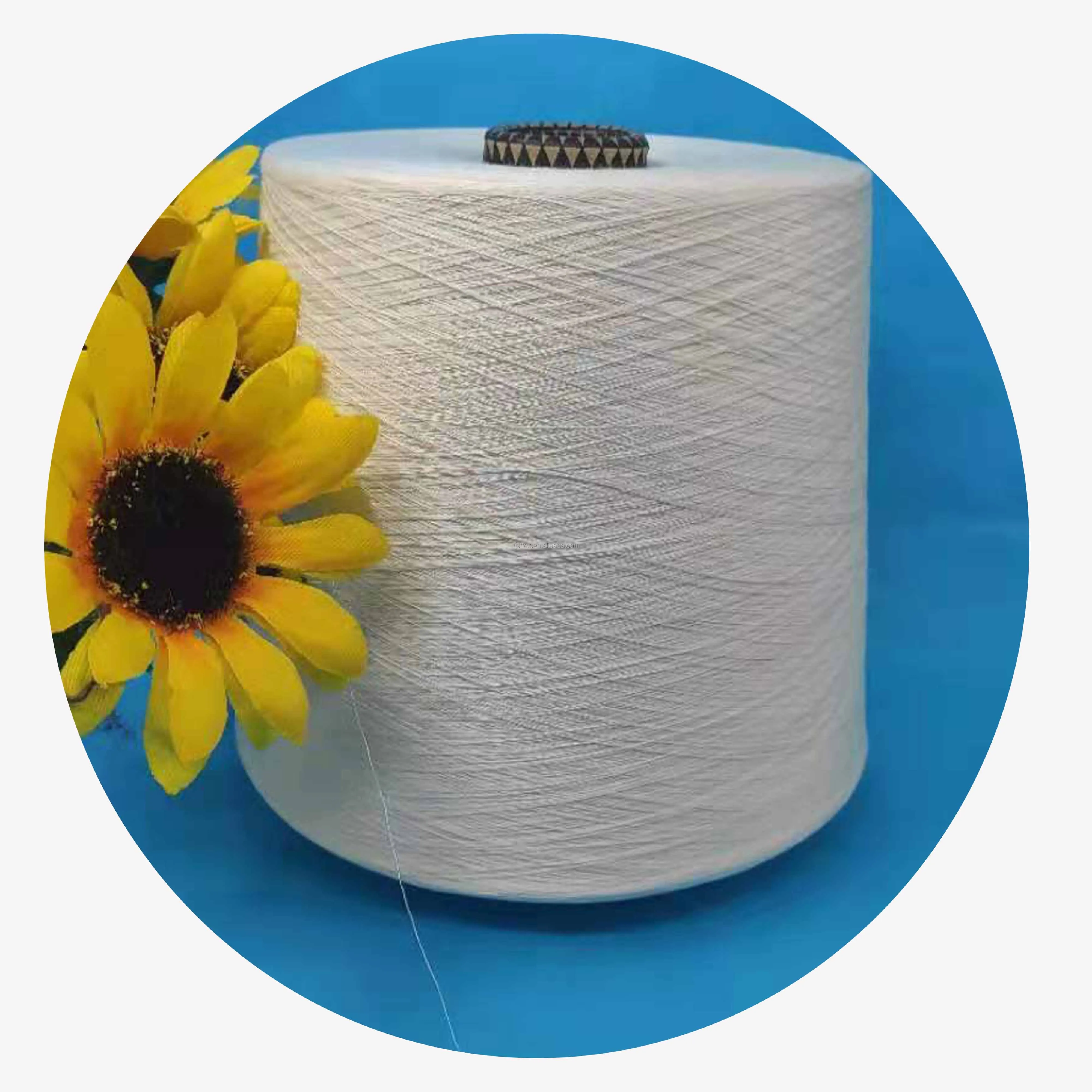 2022 Best selling knitting polyester bamboo yarn undyed