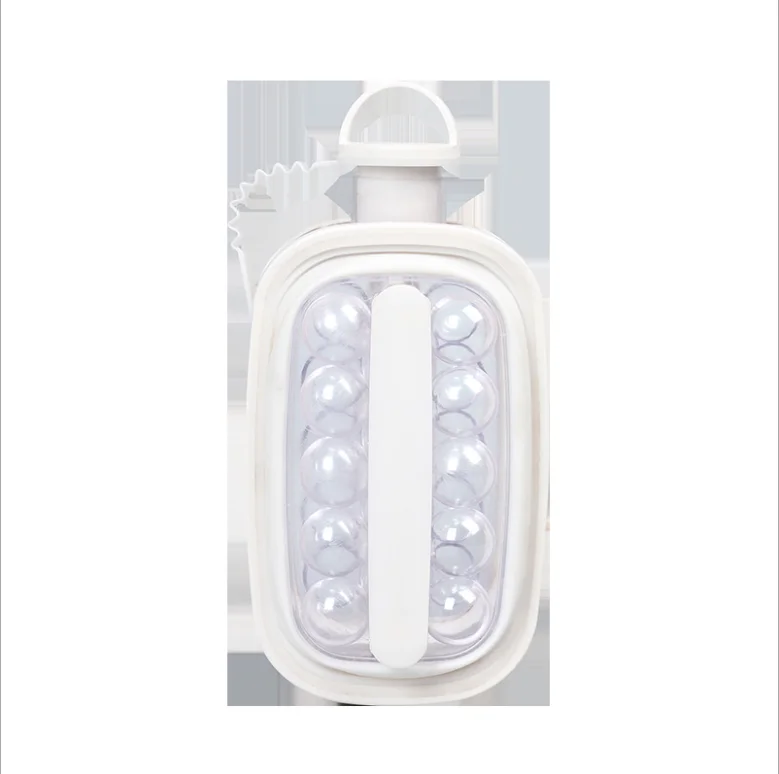 2 in 1 Portable Ice Ball Maker Kettle Flat Body Cooling Ice Pop For Cocktail,Coffee,Whiskey,Champagne,Beer,Juice,Water