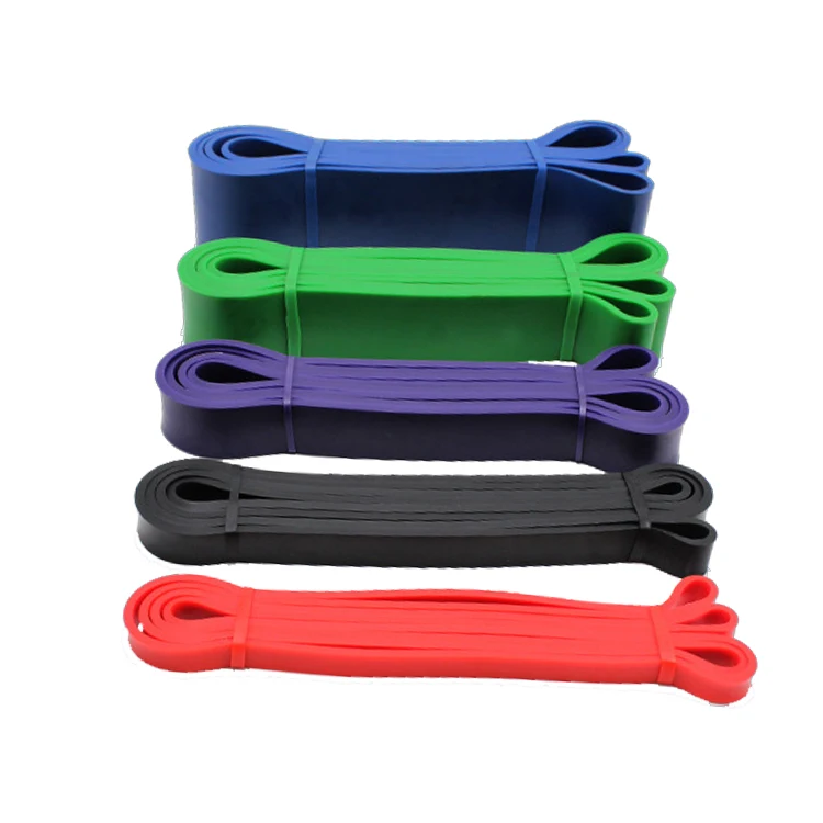 6-piece Elastic Fitness Band Pull-up Auxiliary Band Resistance Band Instruction Manual and Handbag