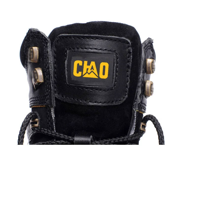 Caterpillar Original 2021 Mens Work leather boots cowhide high military top Cat Martin anti-smashing safety