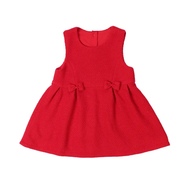 New design baby girl knit winter  sleeveless dress