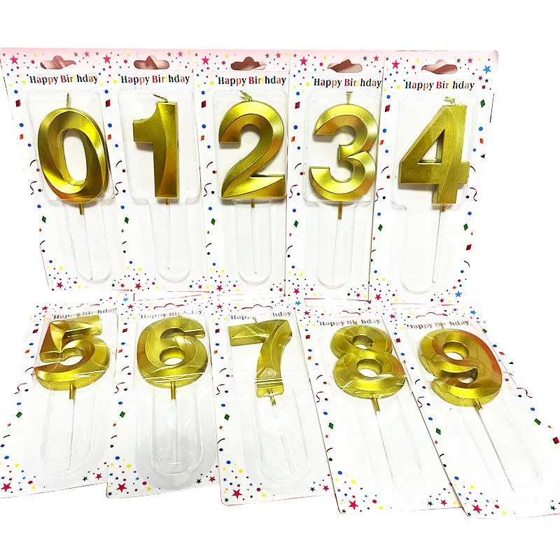 Spot supply Birthday Digital Candle Party Party decoration Candle Cake Baking Creative birthday candle