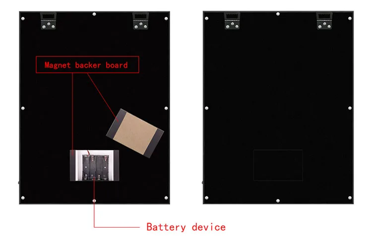 2020 new 3d anime poster with led frame plastic poster with flipping effect