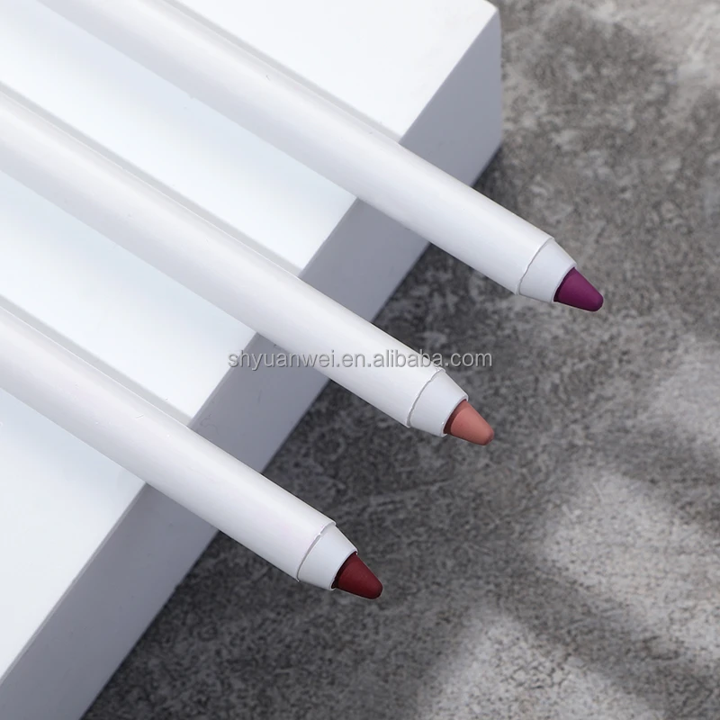 F51  Wholesale custom vegan cruelty free lip liners custom private label creamy brown lip liner