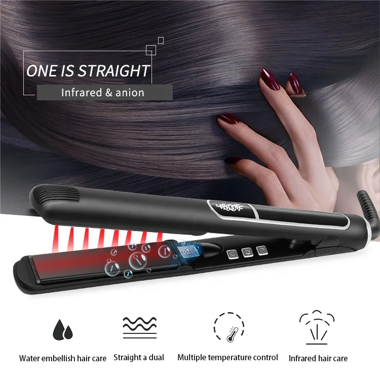 portable infrared flat iron online electric ionic straightening mac professional custom hair straightener for titanium tools