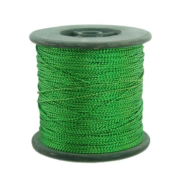 1mm Colors in Roll Elastic Metallic Cord String From Dongynag