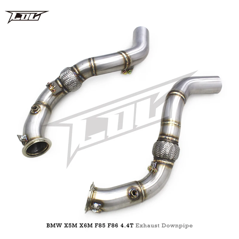 Тюнинг выхлопных труб для BMW X5M/X6M F85/F86 4 T 2015-2019 выхлопной системы гоночного автомобиля из нержавеющей стали трубы