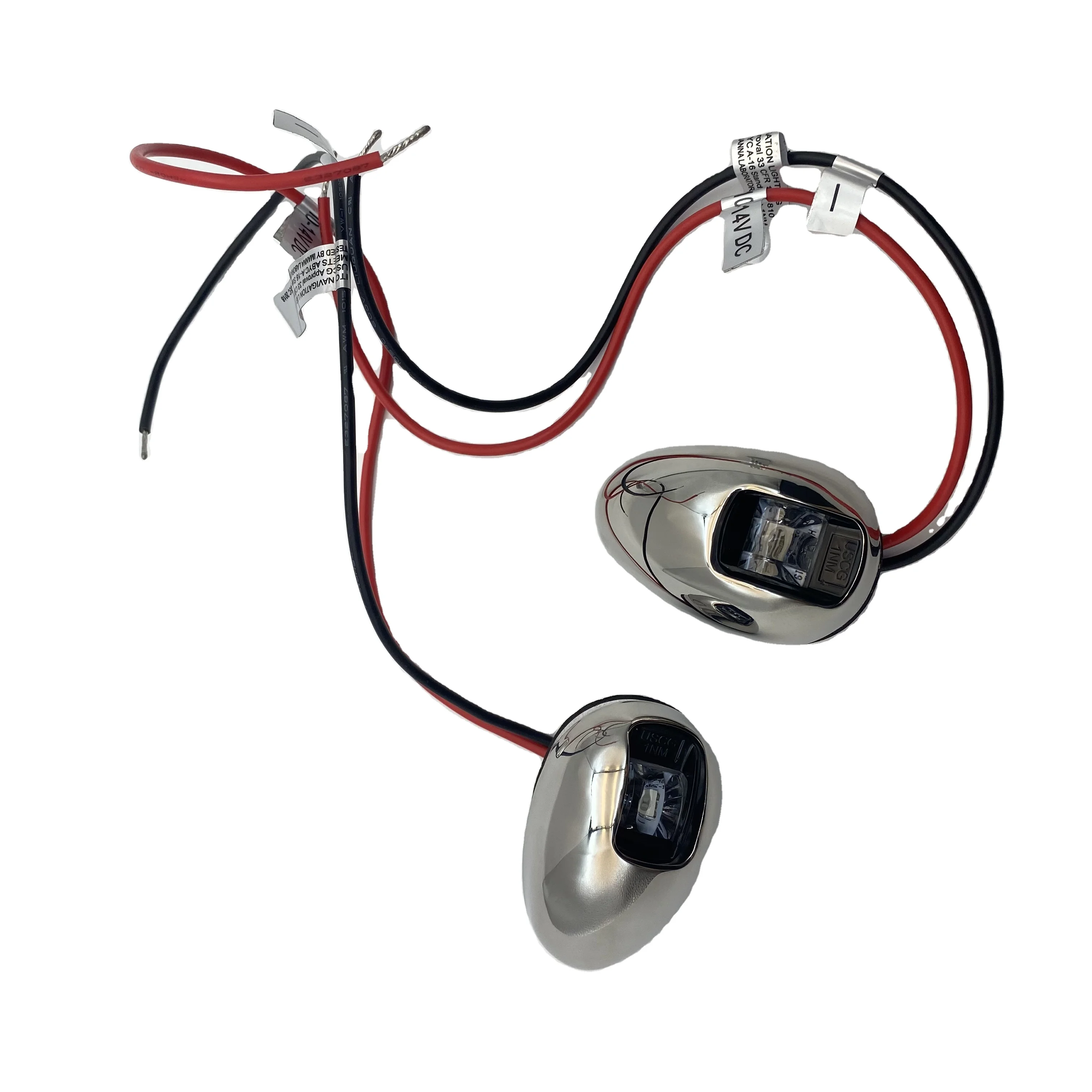 Красный и зеленый двухцветный фонарь для морской лодки светодиодные навигационные фонари светодиодный