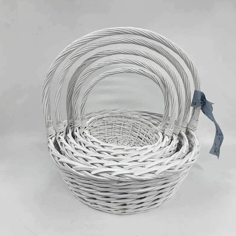 Набор дешевая плетеная корзина для хранения