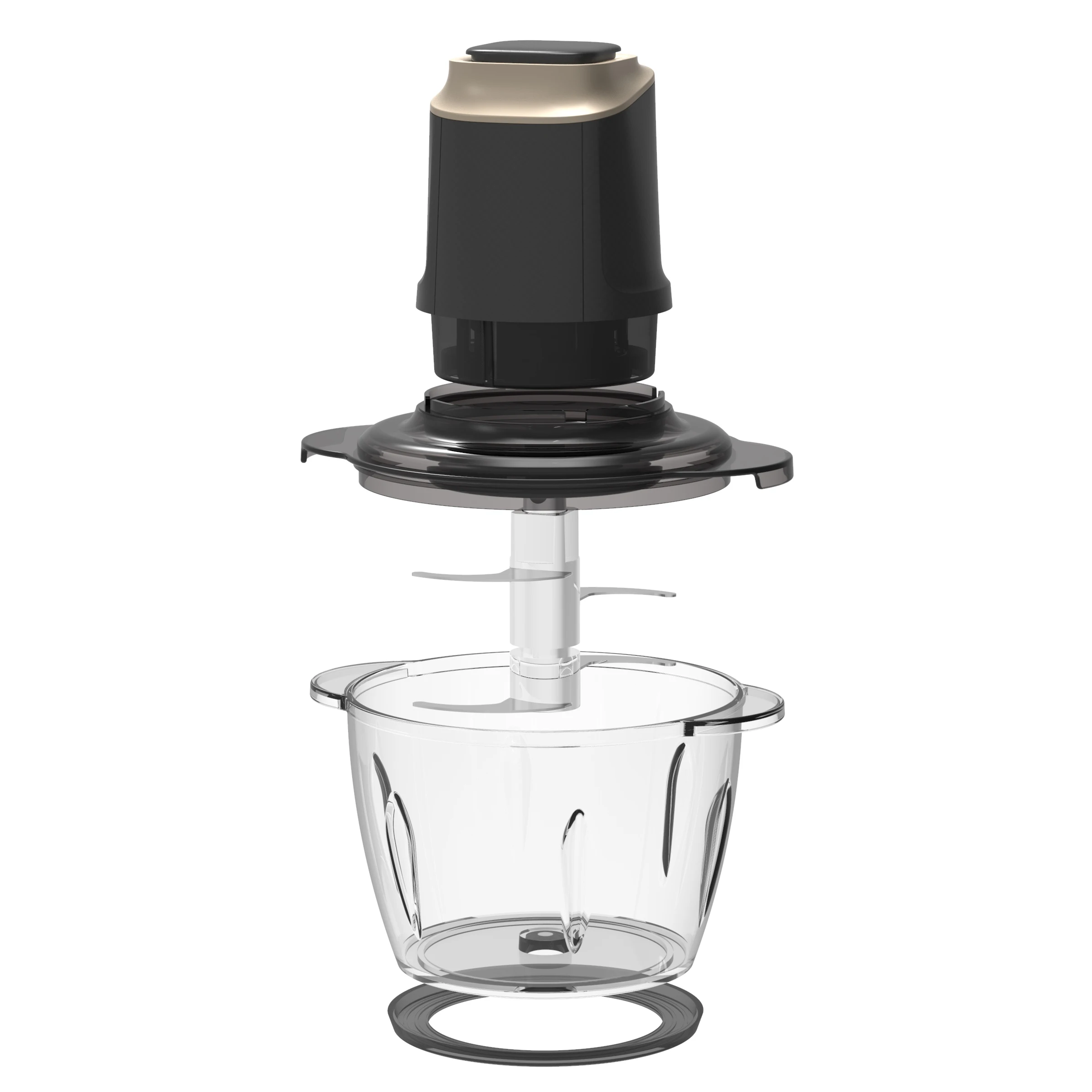 Wholesale 1.5L Multi-Chopper Kitchen Machine Copper Motor Meat Grinder Chopper Glass Material for Restaurant Application