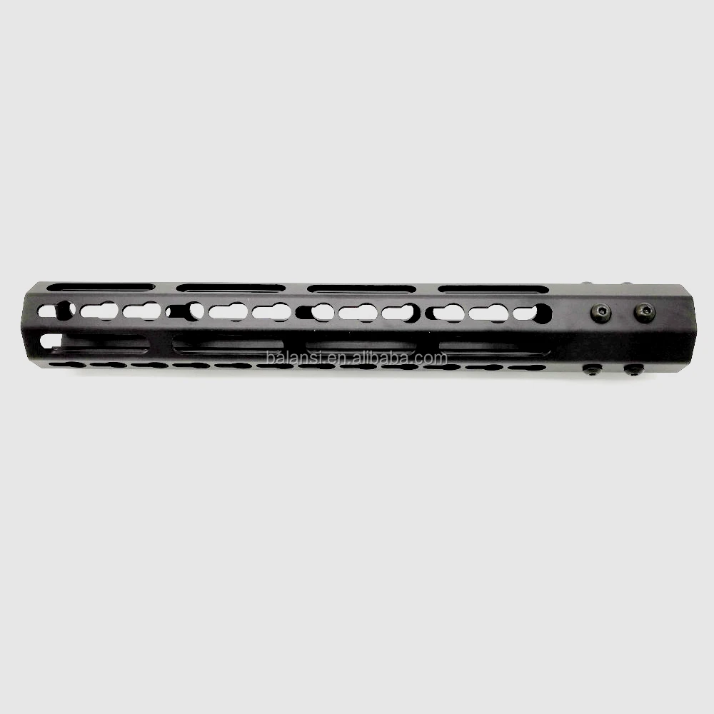
12 inch keymod handguard Free Float Super Slim ar 15 Handguard Quad Rail steel Nut Fit .223 for M4 M16 
