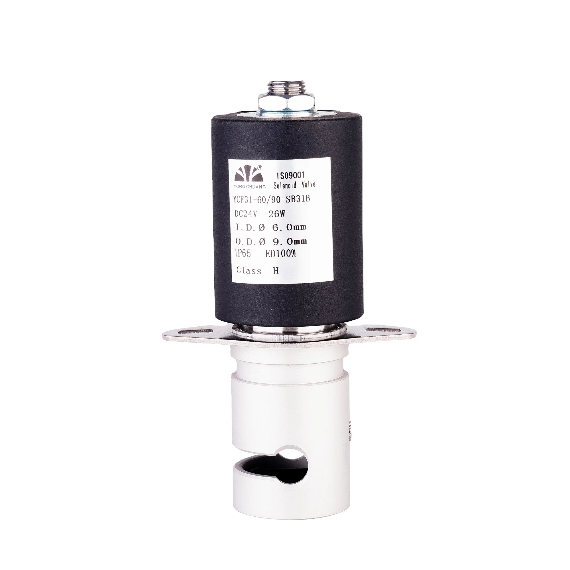 Yongchuang YCF31 Pinch solenoid valve big pipe high power 12V 24V  for beverage medical use