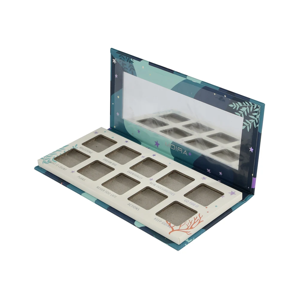 Custom Magnetic Palette Empty Makeup Palette with Mirror for Eyeshadow for 10 Color Palette